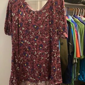 Lularoe 2xl perfect t with flowers